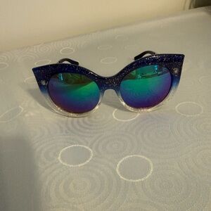 Oh My Disney Aladdin Blue Cat-Eye Sunglasses
